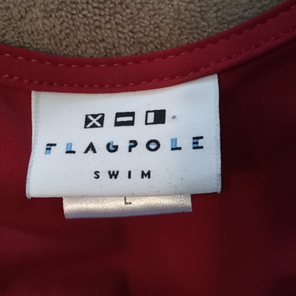 Women's Flagpole Swim Form Fitting Swim Dress - Picture 5 of 7